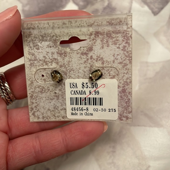 NWT Claire's Y2K enamel crystal turtle stud earrings - Picture 3 of 4